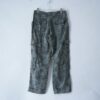 "刺繍 × 迷彩" Y2K embroidery damage wide pants