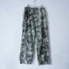"水墨画 × 迷彩" Y2K spray paint damage wide pants