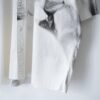 "水墨画 × RalphLauren" short length H/S resize white shirt