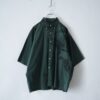 "水墨画 × RalphLauren" short length H/S resize green shirt