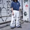 "Wall Paint" devil motif damage gimmick remake pants