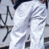 "Wall Paint" devil motif damage gimmick remake pants