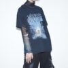 "Light and Dark" boro double side print tee