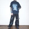 "Light and Dark" boro double side print tee