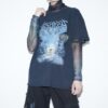 "Light and Dark" boro double side print tee