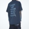 "Light and Dark" boro double side print tee