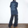 "Light and Dark" boro double side print tee
