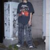 "Dark Side" crush remake "Slipknot" tee