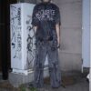 "Dark Side" crush remake "METALLICA" tee