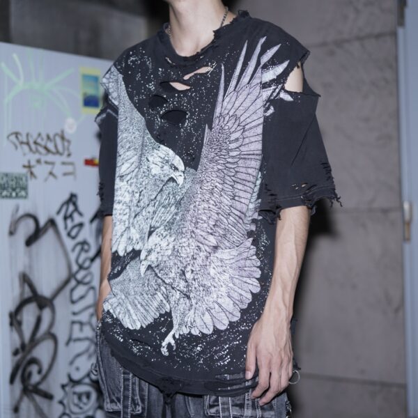 "Dark Side" crush remake double eagle full graphic tee