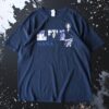 "NANAでブルーベース" double side print tee