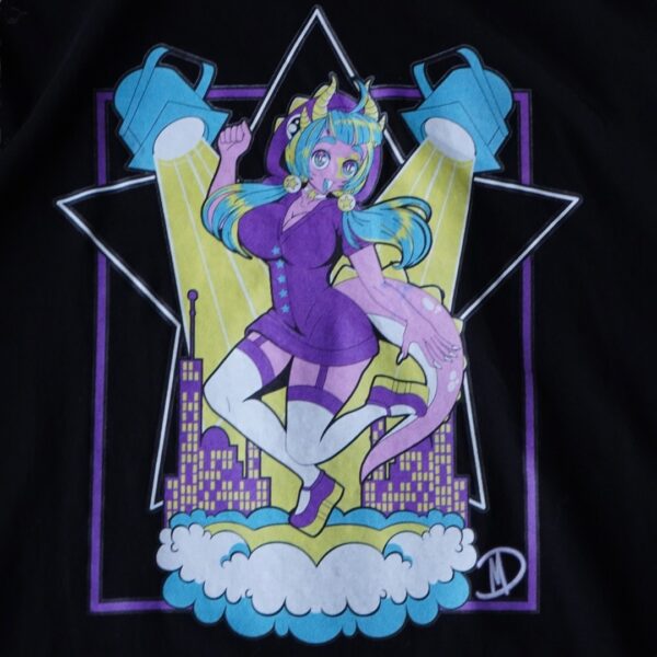 "ネオ系美少女 / unknown" print tee