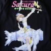 "大判すぎプリントC.C.さくら" official print tee