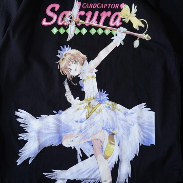 "大判すぎプリントC.C.さくら" official print tee
