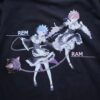 "リゼロのレムラム理論値" double side print tee