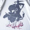 "天誅紅変わり種リャンメン" vintage double side print tee