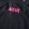 “NANA / 大崎ナナ” double side print tee
