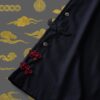 "China x Hakama Pants" red × "黒孔雀"