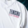 "天誅紅変わり種リャンメン" vintage double side print tee