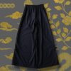 "China x Hakama Pants" red × "黒孔雀"