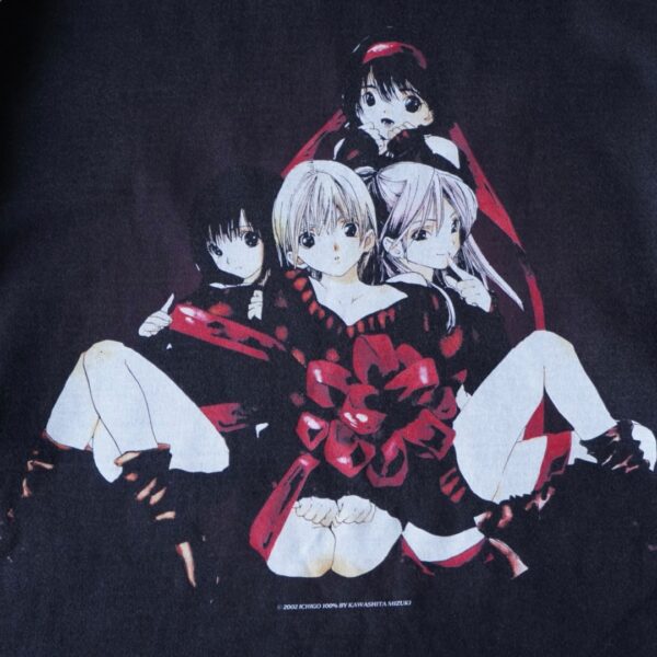 "激レアいちご100%" double side print tee
