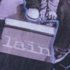 “serial experiments lain” Double Side Bootleg Print Tee