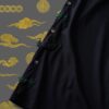 "China x Hakama Pants" green × "黒孔雀"