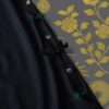 "China x Hakama Pants" green × "黒孔雀"