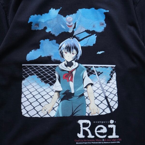 "レイ×lainパロ" double side print tee