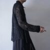 "メンズサイズの珍品レース" full lace design shirt