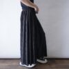 "鬼プリーツ鬼光沢" super wide silhouette pants
