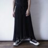 "プリーツタイプのシースルーレイヤー" wide hakama pants