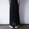 "プリーツタイプのシースルーレイヤー" wide hakama pants