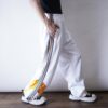 【adidas】rare side line glossy orange track pants