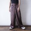 "履きやすさを極めた極上柄パン" drape fabric terotero pants