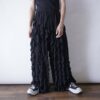 "ヒダパンツ界の最上級” multi frill wide pants