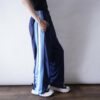 【Nike】"光沢ジャージ生地のコラボレーション" wide track pants