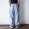"店員が必ずカバン要らずと接客するヤツ" multi gimmick wide denim pants
