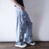 "店員が必ずカバン要らずと接客するヤツ" multi gimmick wide denim pants