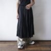 "無秩序プリーツの為せる技" flare semi long skirt