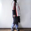 【Remake】Sax Blue × Glossy Black Ribbon Loose Socks