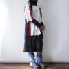 【Remake】Sax Blue × Glossy Black Ribbon Loose Socks