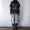 【Remake】Blue × Glossy Gray Ribbon Loose Socks