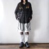 【Remake】White × Glossy Silver Ribbon Loose Socks
