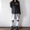 【Remake】White × Glossy Silver Ribbon Loose Socks