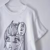 【Remake】"Erotic Succubus Girl × Crush Custom" Print T-shirt