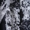 "白と黒のマリアージュ系シースルー" flower pattern monotone see-through shirt