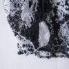 "白と黒のマリアージュ系シースルー" flower pattern monotone see-through shirt