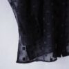 "起源にして頂点" tape design oversized see-through shirt