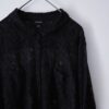 "メンズサイズの珍品レース" full lace design shirt